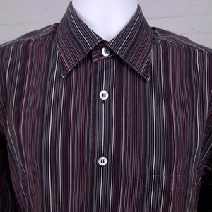 ERMENEGILDO ZEGNA Mens Long Sleeve 100%cotton Sz L